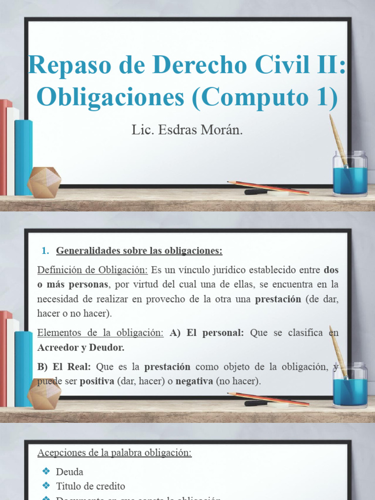 Repaso de Derecho Civil II - Obligaciones | PDF | Pagos | Justicia