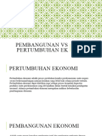 Pembangunan Vs Pertumbuhan Ek