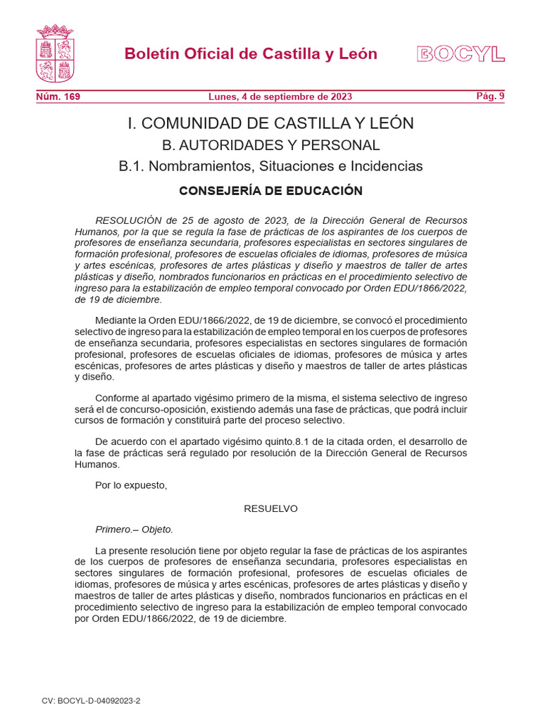 Bocyl D 04092023 2 | PDF | Maestros | Evaluación