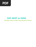 Sap Abap On Hana