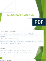 Class 10 Acids Bases