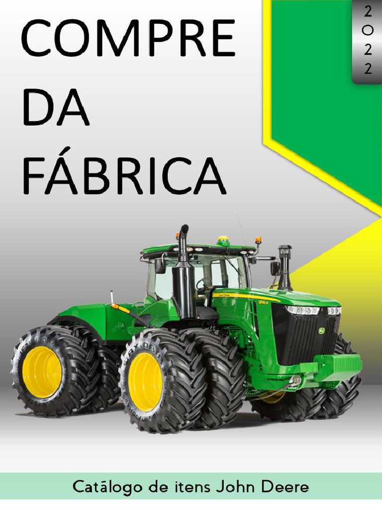 CF Catalogo John Deere 2022 | PDF | Eixo | Trator