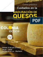 Cuidados en La Maduracion de Quesos - Ok