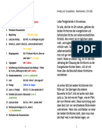 Festpredigt Zum Turmjubiläum in Oberöwisheim