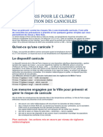 Paris Pour Le Climat Gestion Des Canicules