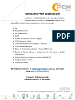 Lista de Documentos para Contratación