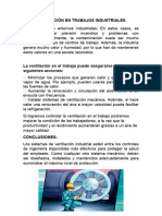 Ventilación en Trabajos Industriales