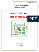 Data Analysis With MS Excel
