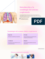 Introducción A La Semiología Del Sistema Respiratorio: by Nayely Camones