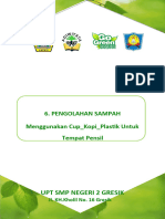 Menggunakan - Cup - Kopi - Plastik - Untuk - Tempat - Pensil