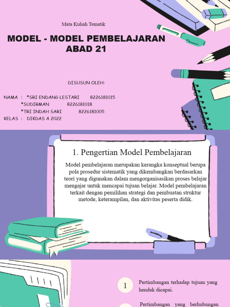 Kel 2 Model Pembelajaran Abad 21 Pdf