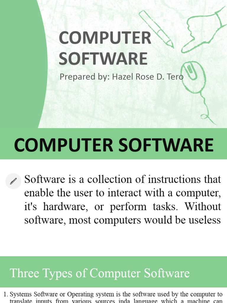 Computer Software | PDF | Software | Graphics