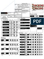 Personagem LV 1 D&D 4ed Port Leonard Moonrunner Vingador Shifter Nitro Final