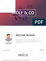 Wolf & Co: Minimal and Modern Presentation