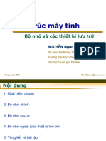 Slide Kiến Trúc máy tính - Part04 - Bộ nhớ và các thiết bị lưu trữ - Nguyễn Ngọc Hóa - UET