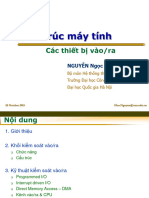 Slide Kiến Trúc Máy Tính - Part05 - Các Thiết Bị Vào Ra - Nguyễn Ngọc Hóa - UET