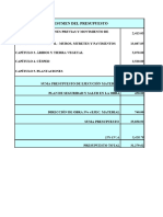 Presupuesto Sectores Rega Afd Montecelo