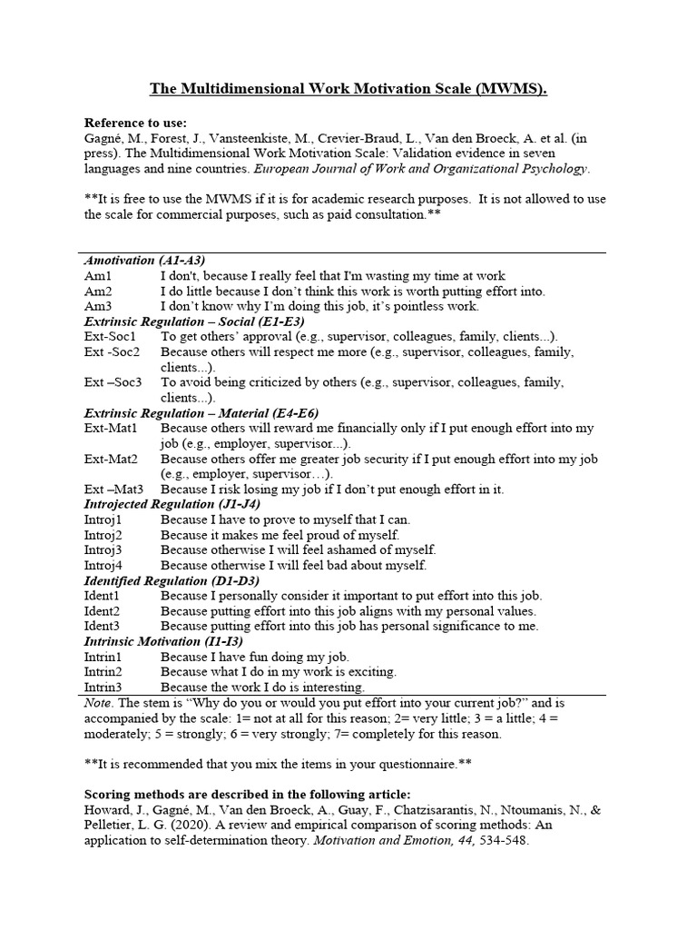 MWMS Manual Download Free PDF Akaike Information Criterion Psychology