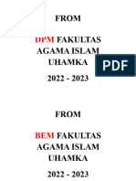 From Fakultas Agama Islam Uhamka 2022 - 2023