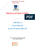 BÀI 4 - LUẬT DÂN SỰ VÀ LUẬT TỐ TỤNG DÂN SỰ