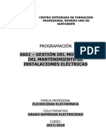 0602 Gestion Del Montaje y Del Mantenimiento de Instalaciones Electricas