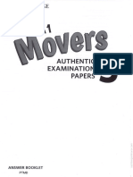 Movers 3 Authentic Examination Papers AB