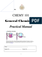 Chemy 101 Lab Manual 2019-2020