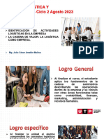 S01.a61c-53647.logistica, Identificacion de Actividades Logisticas en La Empresa, La Cadena de Valor