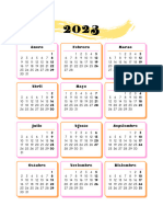 Agenda Calendario Anual Femenino Blanco