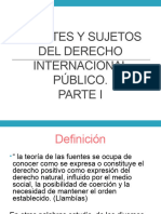 Fuentes de Derecho Internacional Publico para La Clase Parte I