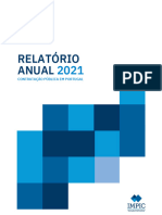Relatório Anual Da Contratação Pública 2021