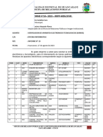 INFORME N°030 - Internamiento de Ploters