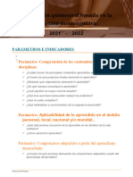 Evaluación Quimestral Basada en La Reflexión Metacognitiva