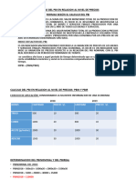 Calculo Del Pbi en Relacion Al Nivel de