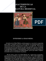 Características de La Literatura Medieval