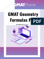 GMAT Geometry Formulas