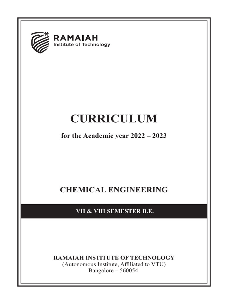 Chemical+ +syllabus+7 8+SEM+175+Credit 2022 23 | PDF | Transport ...