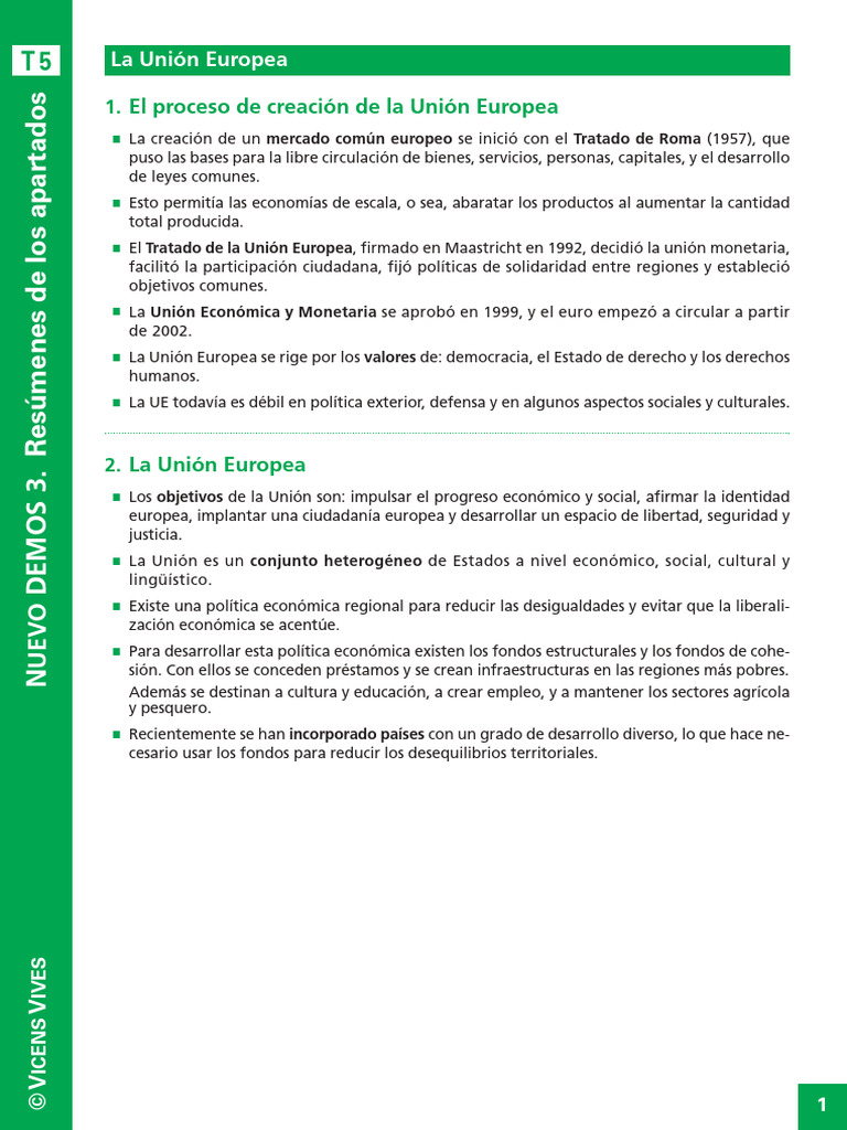 Estructura y Evolución de la UE | PDF | Unión Europea | Europa