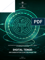 Status Report Digital Tenge Implementation Plan For Phase One