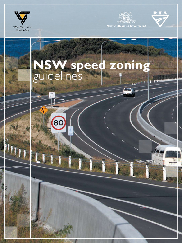 NSW Speed Zoning Guidelines Roads and PDF Speed Limit Road