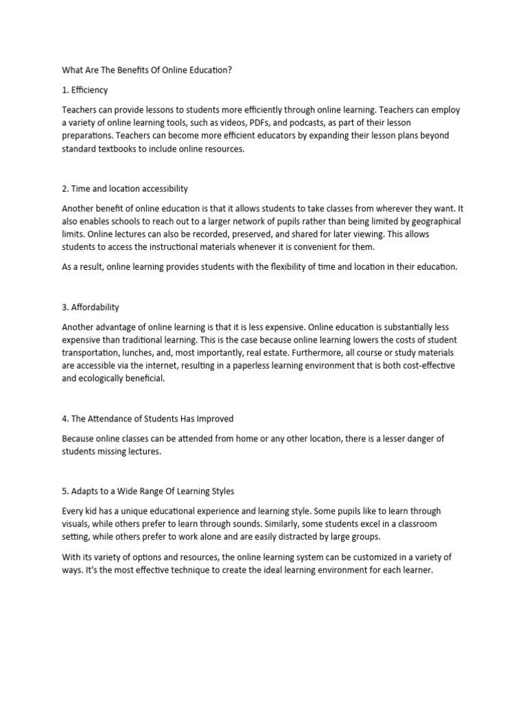 Advantage and Disadvantage | PDF | Educational Technology | Distance