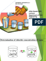 Chloride Concentration Determination