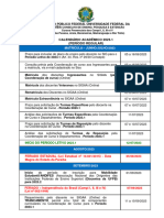 Calendário Acadêmico 2023.1 (Período Regular) - Cursos Presenciais - UFPB