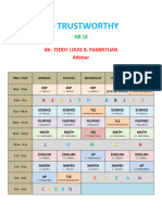 Schedule Trustworthy 2022-2023