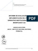 Informe de Evaluacion Plan Operativo Institucional 2021 Mod V.02 Inmp