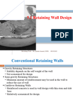 Retaining Wall Design - 1
