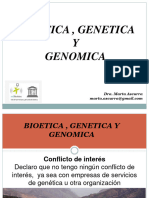 Bioética, Genética y Genómica