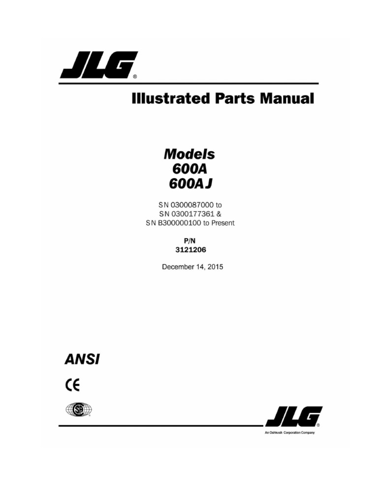 600AJ Parts 3121206 121415 Global English PDF Axle Steering
