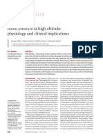 Blood Pressure at High Altitude - Physiology and Clinical Implications