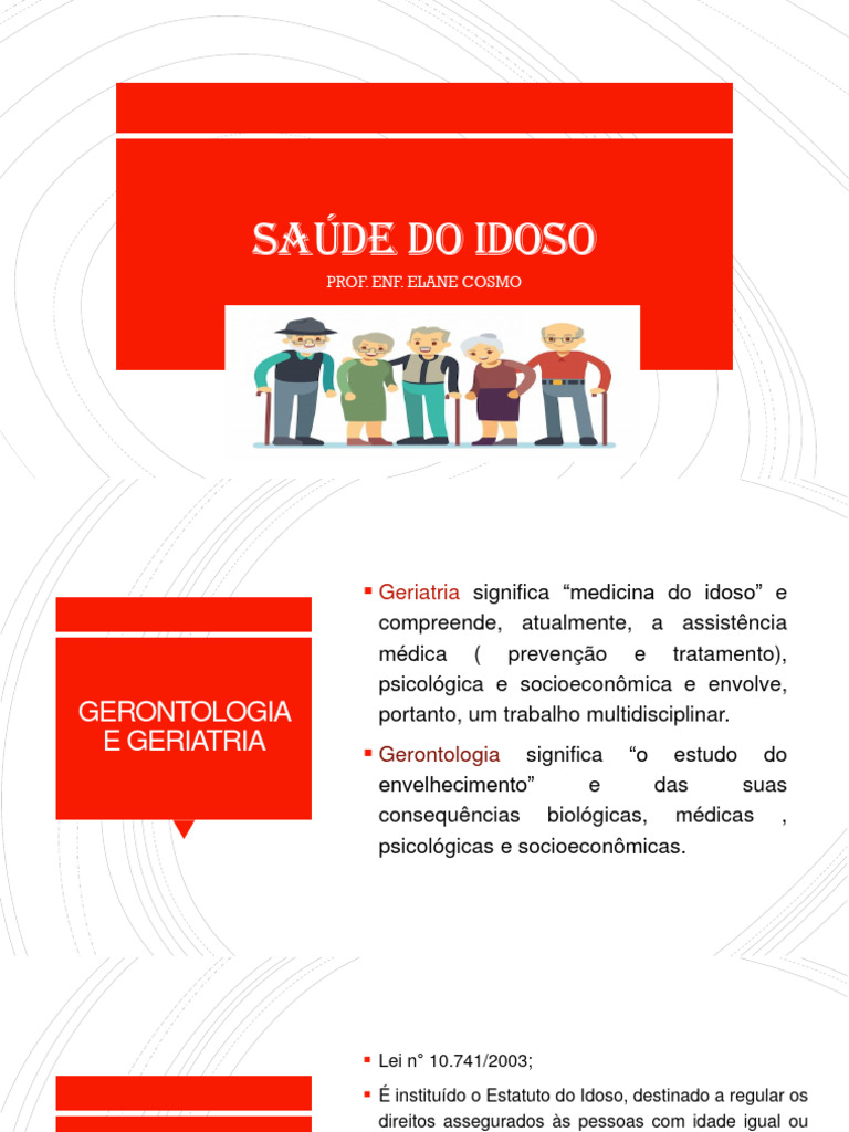 Saúde Do Idoso Aula Salvo Automaticamente Pdf Doença De Alzheimer
